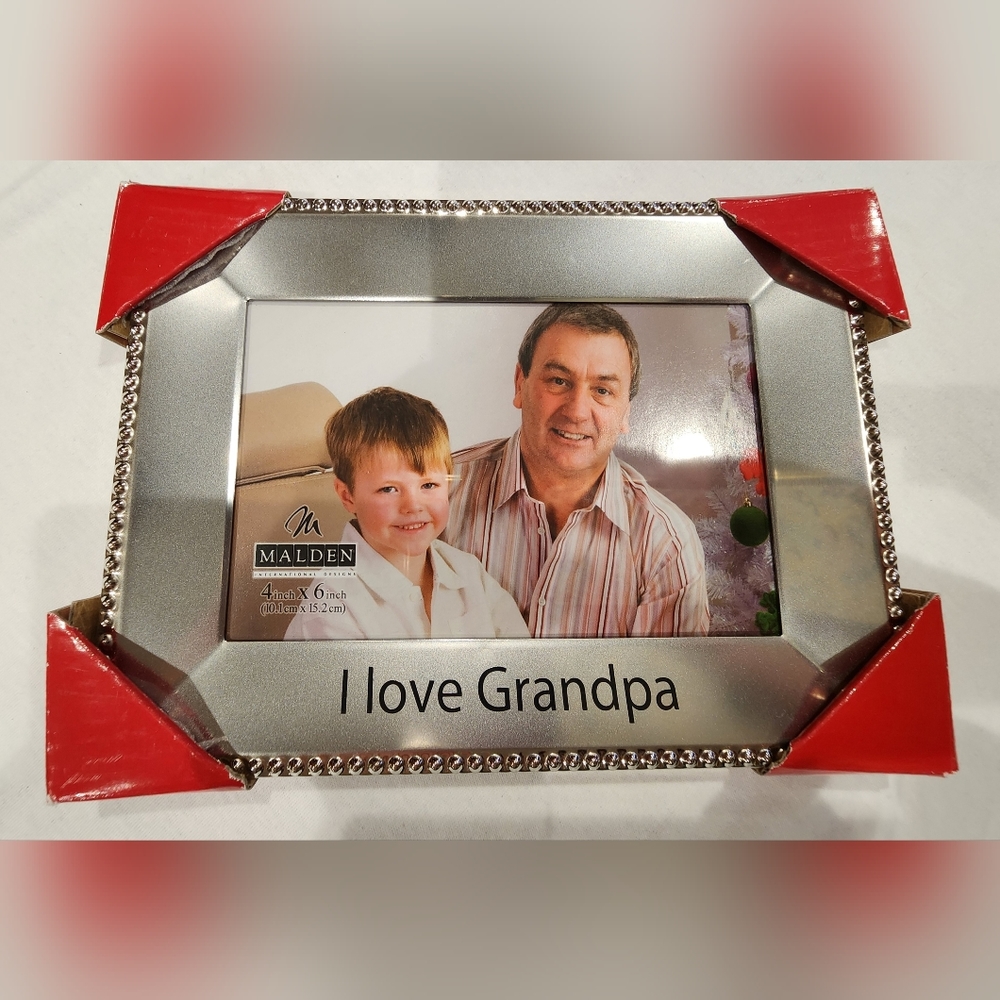 Malden 4" x 6" Picture Frame "I Love Grandpa"